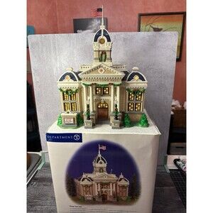 Dept 56 Village Town Hall Snow Village